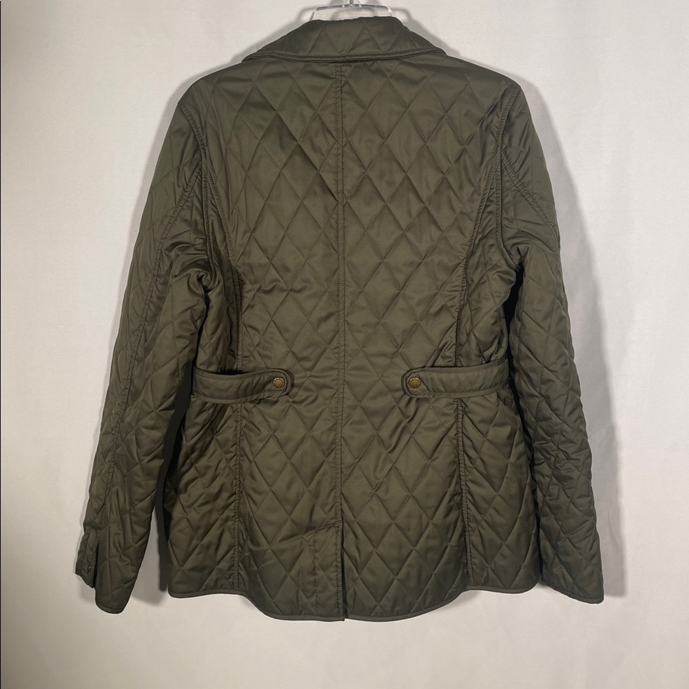L.L. Bean Women's Olive Utility Jacket - Picture 6 of 7